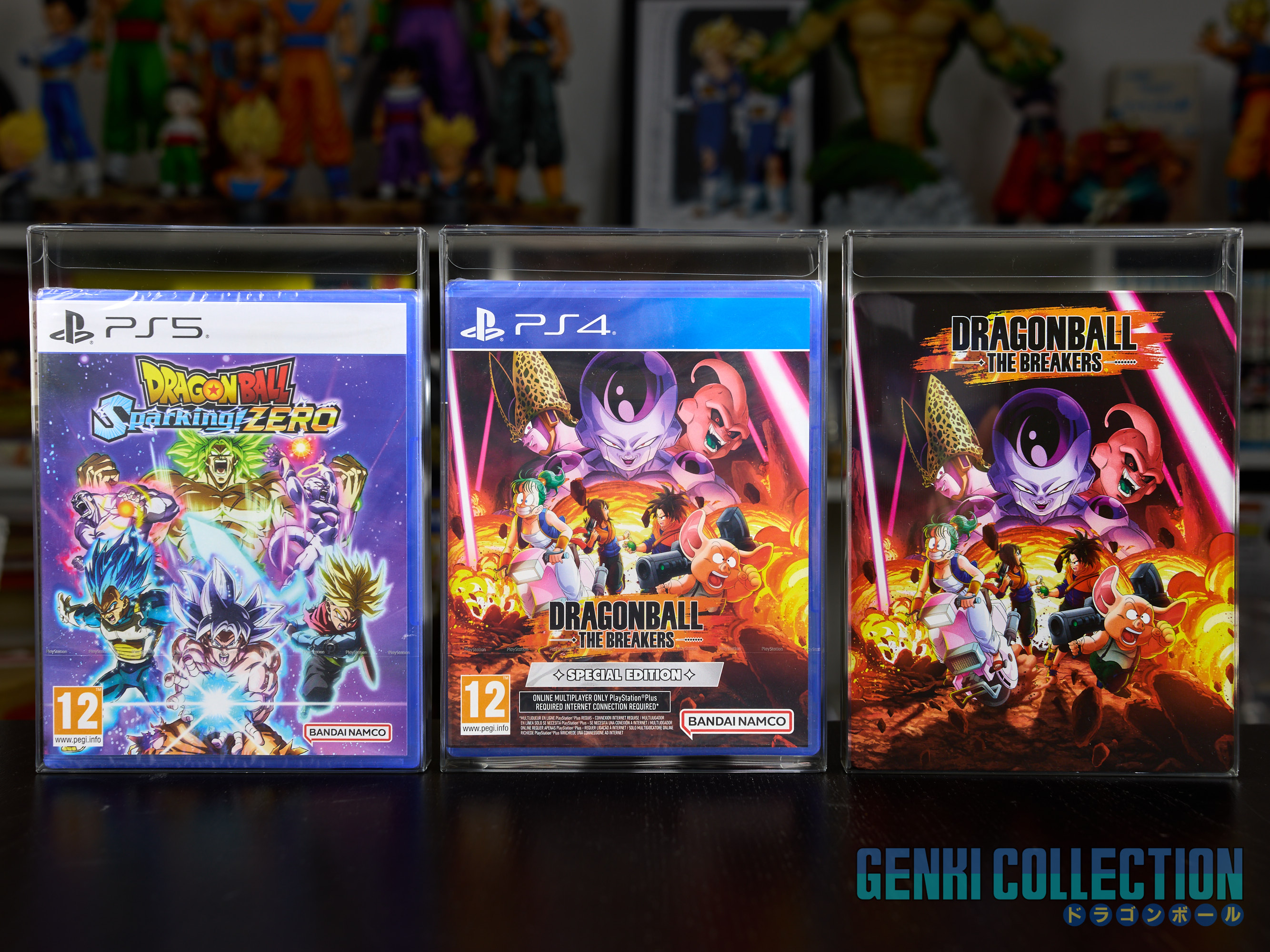 Set of 2 sealed French video games Dragon Ball Z Sparking! Zero (PS5-2025) and The Breakers (PS4-2022) with Steelbook